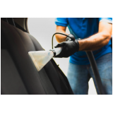 limpeza e higienização automotiva valor Campo da Água Branca